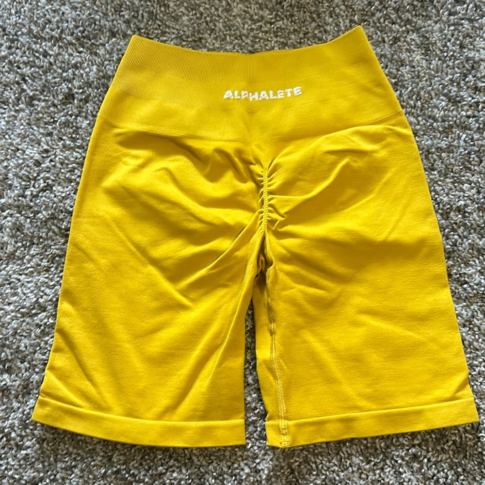 Alphalete biker shorts